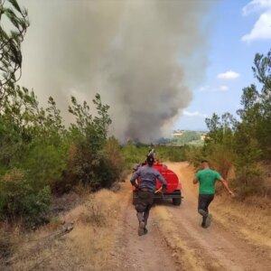 bayramicte yangin koyler tahliye edildi OCRelfBG