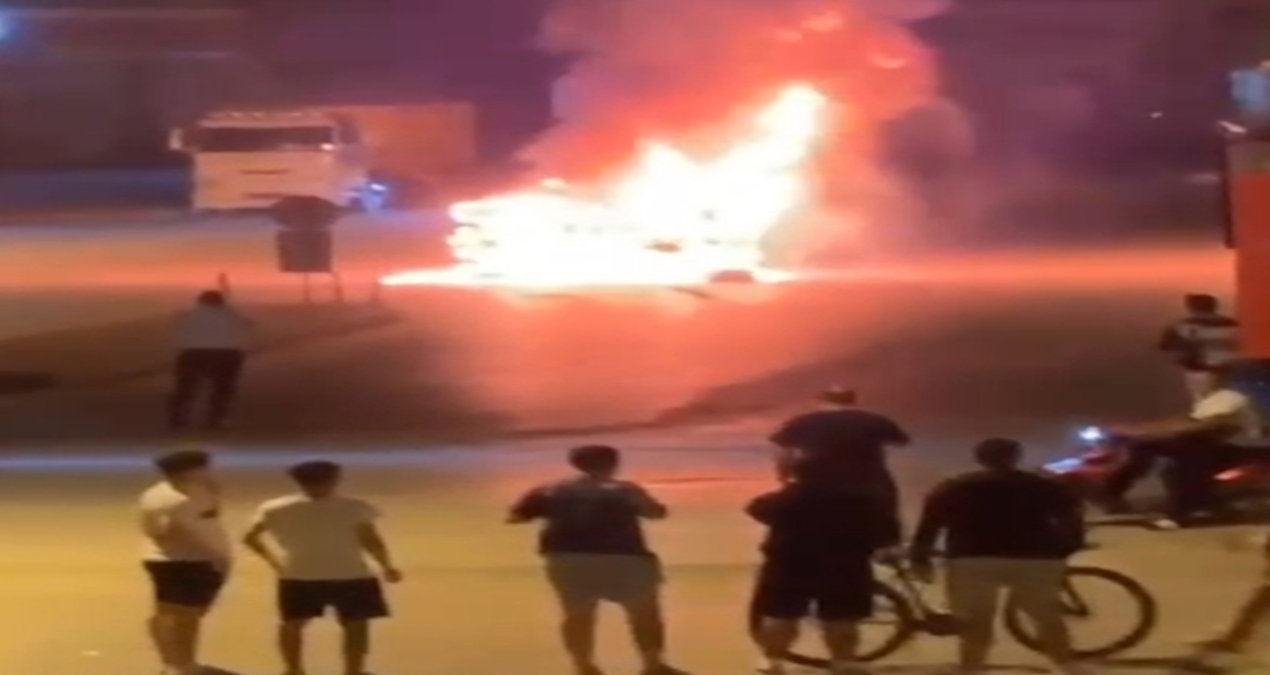 devrilip alev alan utvnin surucusu oldu WRmRbMTZ